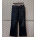 画像1: 中國長城 - Studded ＆ Embroidery Flared Denim Pants (1)