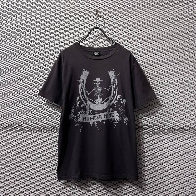 画像1: NUMBER (N)INE - "about a boy" Skull Tee