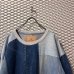 画像4: ANREALAGE - Denim Patchwork Switching Sweat