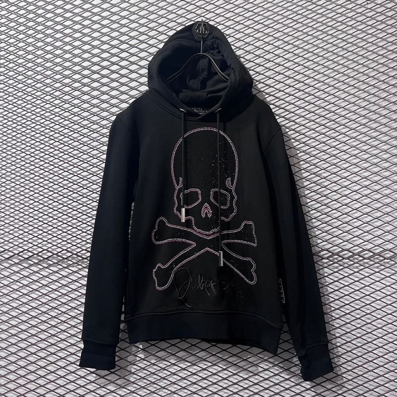 画像1: PHILIPP PLEIN - Skull Embellished Hoodie