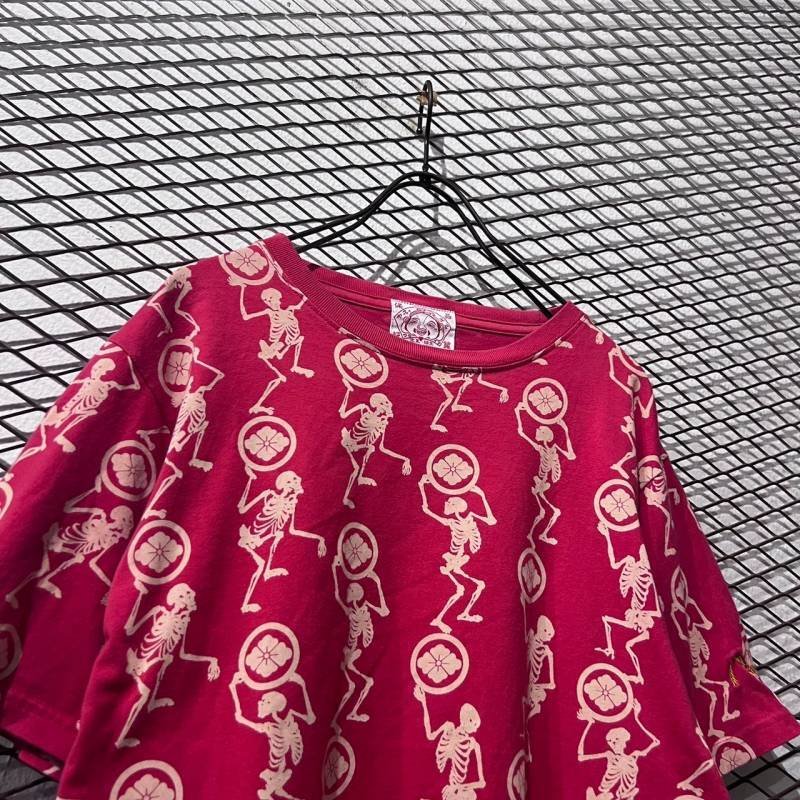 画像2: EVISU - "Bon Odori" Skull Tee