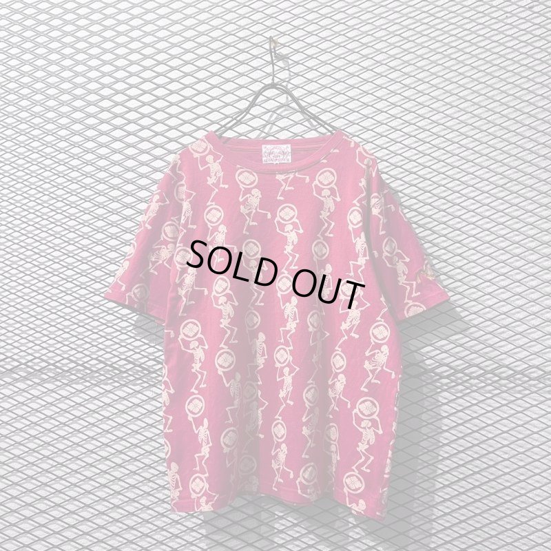 画像1: EVISU - "Bon Odori" Skull Tee