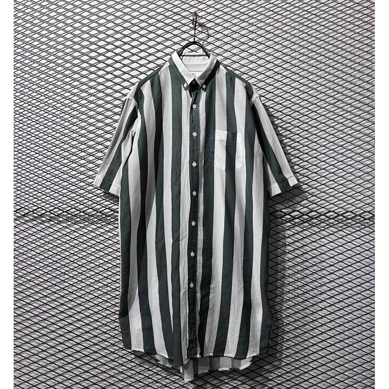 画像1: ami - Striped S/S Shirt