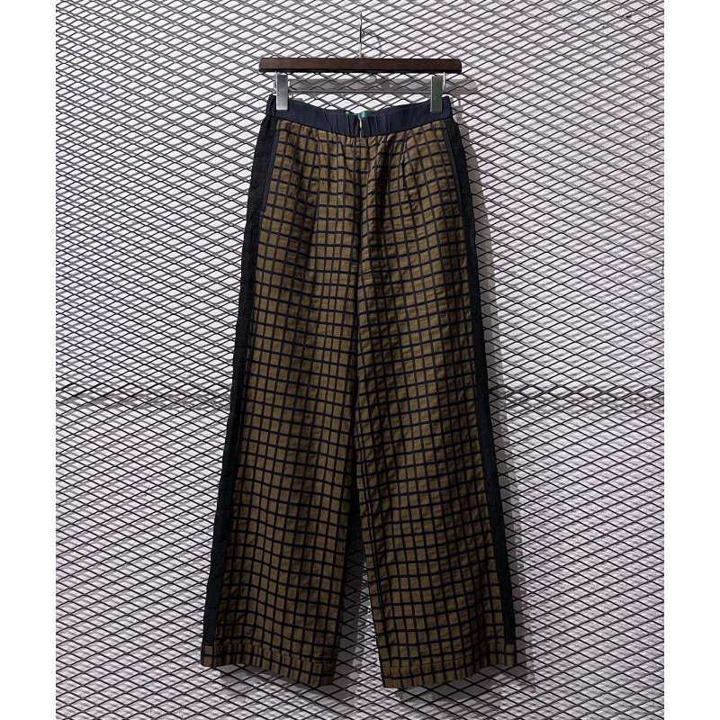 画像1: OHTA - Checkered Hakama Pants