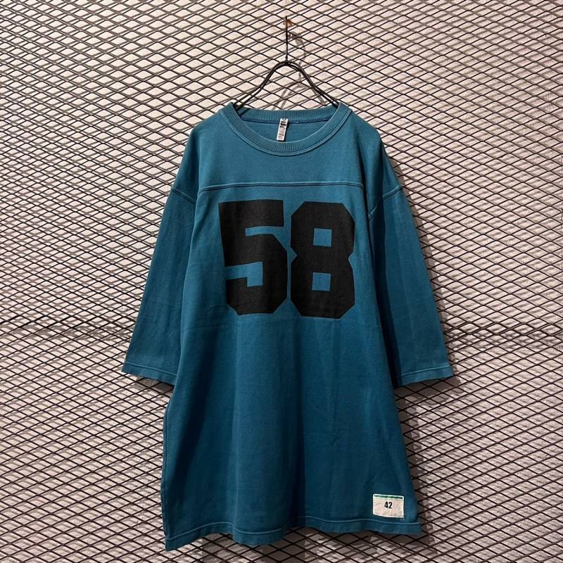 画像1: MORE ABOUT LESS - “58” Football Tee