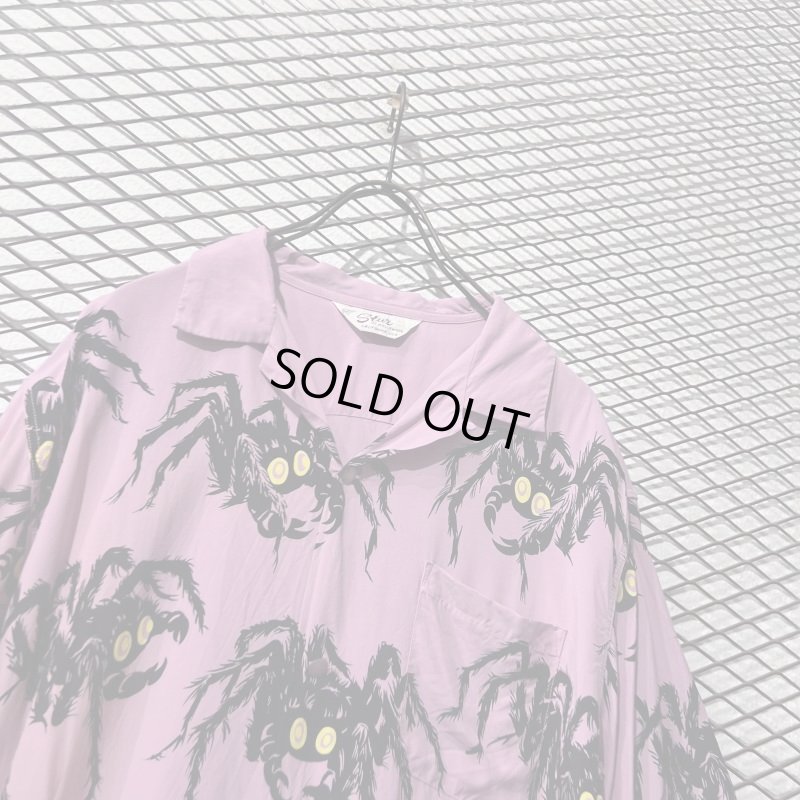 画像2: STAR OF HOLLYWOOD - "Tarantula" Open Collar Shirt