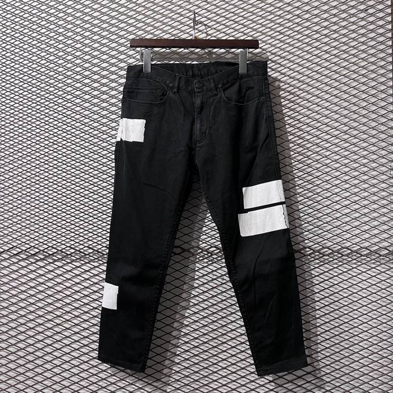 画像1: KENZO - Painted Denim Pants (Black)