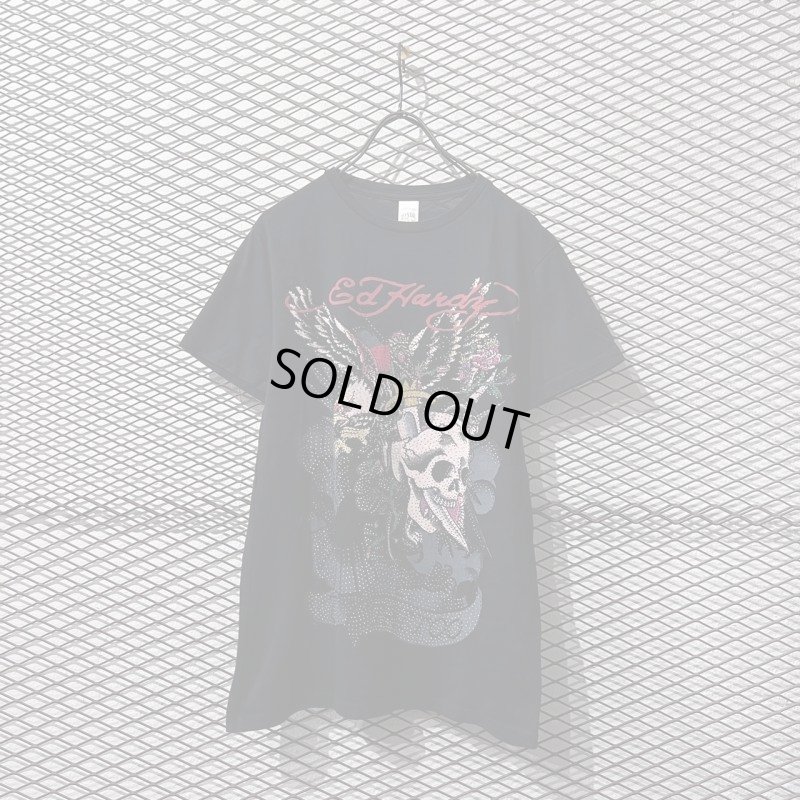 画像1: Ed Hardy - Decorative x Graphic Tee