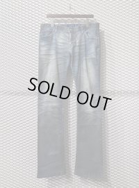 TORNADO MART - Flare Denim Pants (Mud Finish)