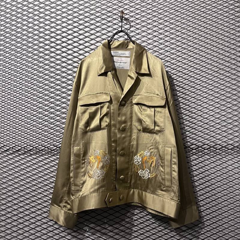 画像1: DAIRIKU - 20s/s Souvenir Open Collar Jacket