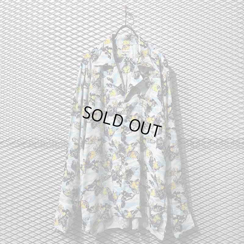 画像1: Sulvam - L/S Rayon Aloha Shirt