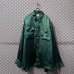 画像1: DAIRIKU - 21A/W Satin Over Shirt (Green) (1)