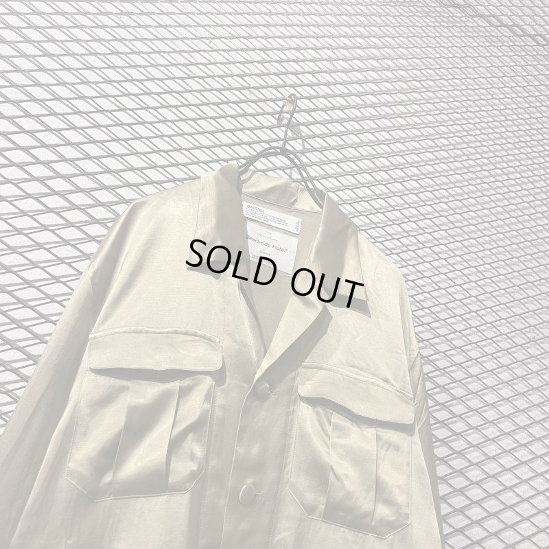 画像2: DAIRIKU - 20s/s Souvenir Open Collar Jacket