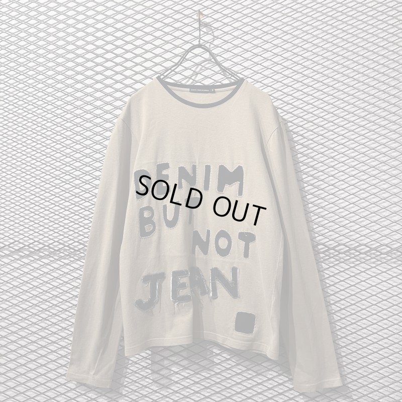 画像1: MARITHE FRANCOIS GIRBAUD - "DENIM BUT NOT JEANS" L/S Tee