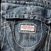 画像4: TRUE RELIGION - Thick Stitch Wide Denim Shorts