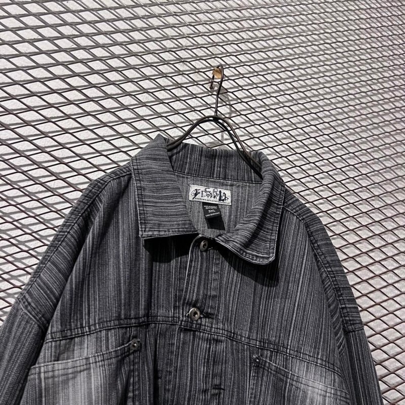 画像2: GOD BODY DENIM - 00's Slab Denim Jacket (3XL)