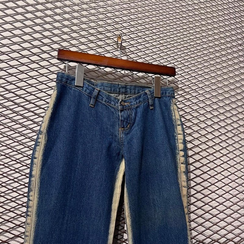 画像2: R.I.19 - Bleached Flare Denim Pants