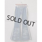 R.I.19 - Bleached Flare Denim Pants