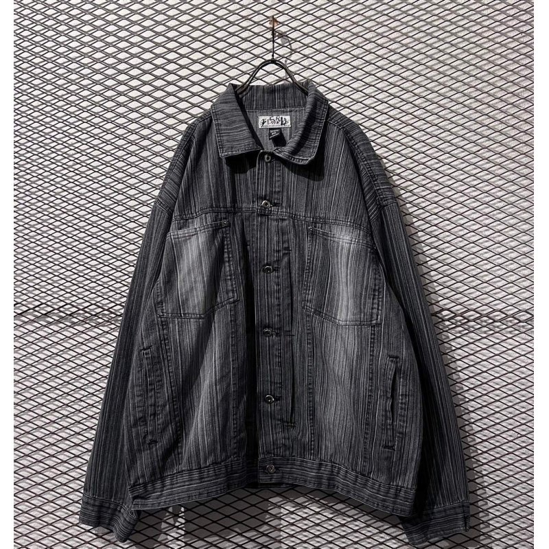 画像1: GOD BODY DENIM - 00's Slab Denim Jacket (3XL)