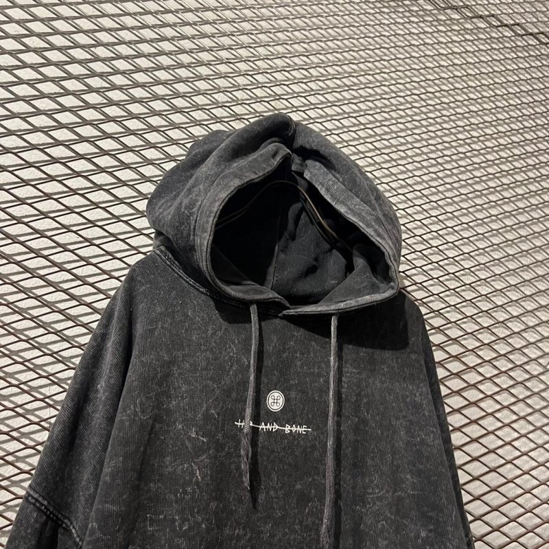 画像2: HIP AND BONE - Chemical Wash Over Hoodie