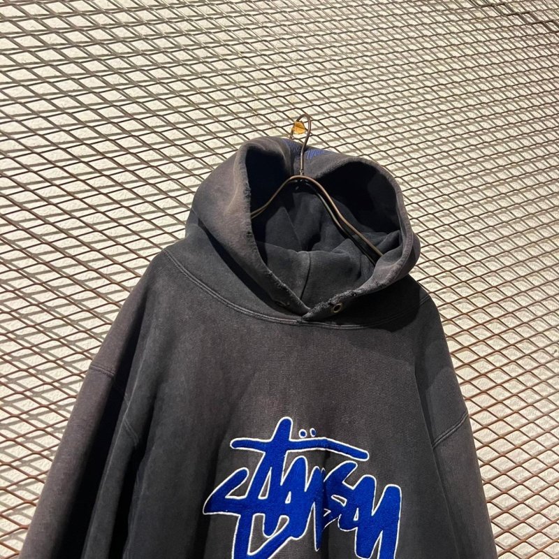 画像2: STUSSY × Champion - R/W Logo Hoodie (BORO)