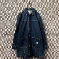 BEDWIN - Painted Denim Shop Coat