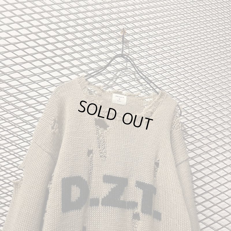 画像2: dezert - "D.Z.T." Damage Knit