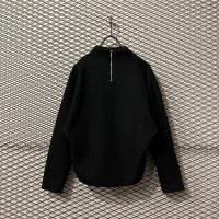 shozo tsujimura - Half Zip Mock Neck Knit