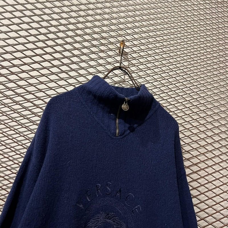 画像2: VERSACE - "Medusa" Half Zip Knit