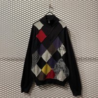 Desigual - Switching Zip-up Knit Jacket