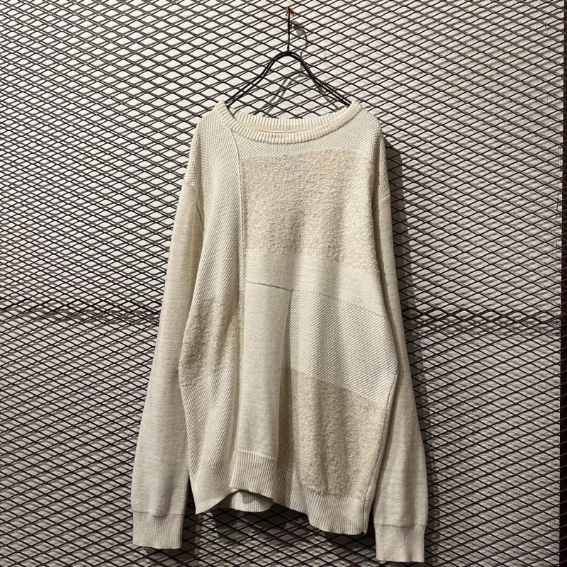 画像1: AMERICAN RAG - Panel Switching Knit