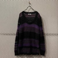 DKNY - Border Mohair Blend Knit