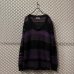 画像1: DKNY - Border Mohair Blend Knit (1)