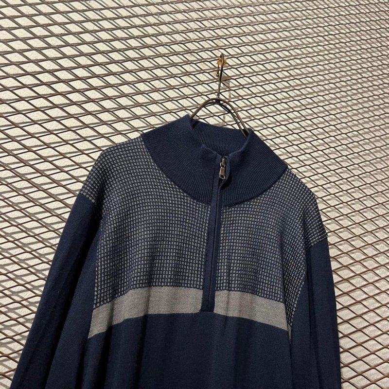 画像2: BANANA REPUBLIC - Switching Half-zip Knit