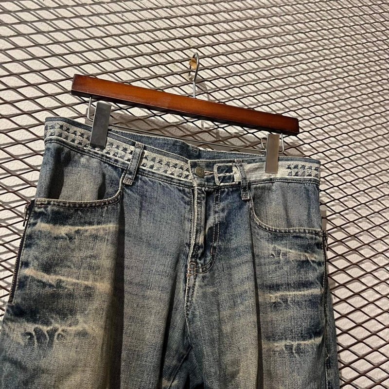 画像2: PPFM - 3D Cutting  Design Denim Pants