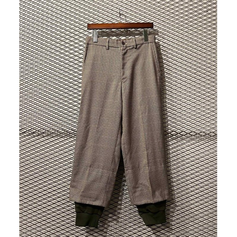 画像1: MISTER GENTLEMEN - Docking Design Wide Pants