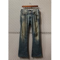 TRUE RELIGION - Damaged Flare Denim Pants