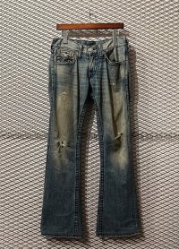 TRUE RELIGION - Damaged Flare Denim Pants