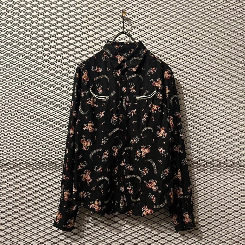 画像1: HYSTERICS - Cowboy Pattern Western Shirt