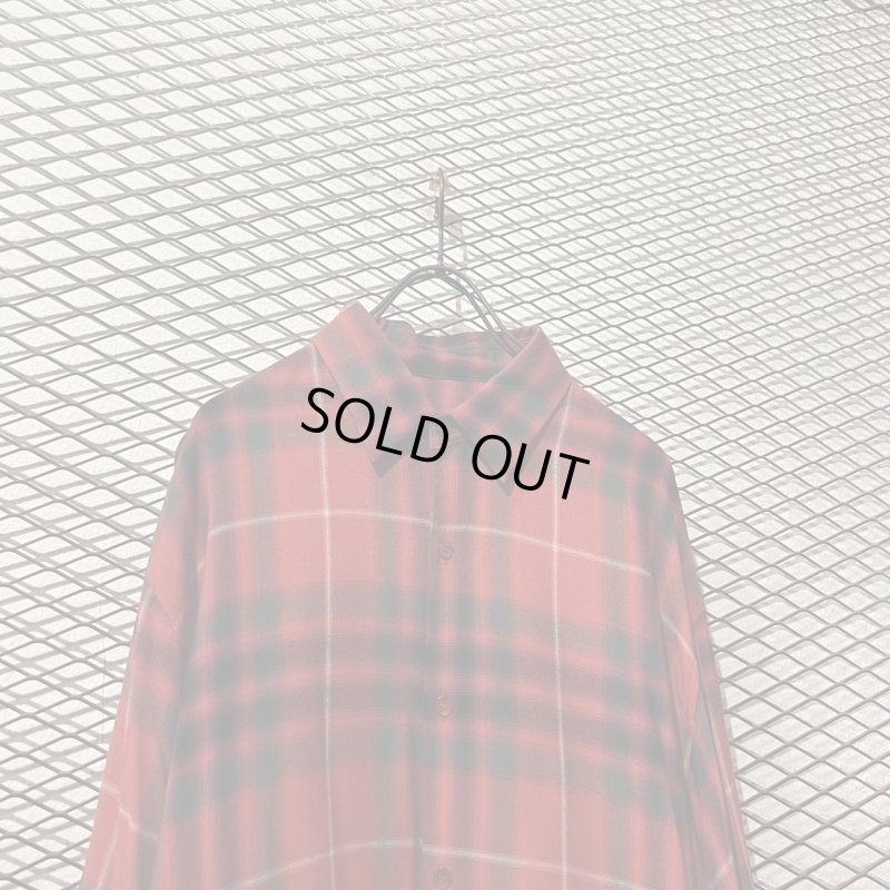 画像2: LAD MUSICIAN - Rayon Shadow Check Shirt