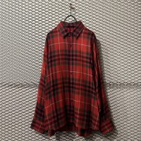 LAD MUSICIAN - Rayon Shadow Check Shirt