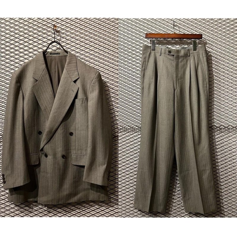 画像1: LANVIN - 4B Double Tailored Setup 