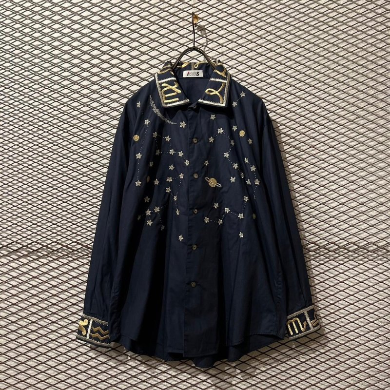 画像1: I.S. - 80's Planet Embroidery Shirt