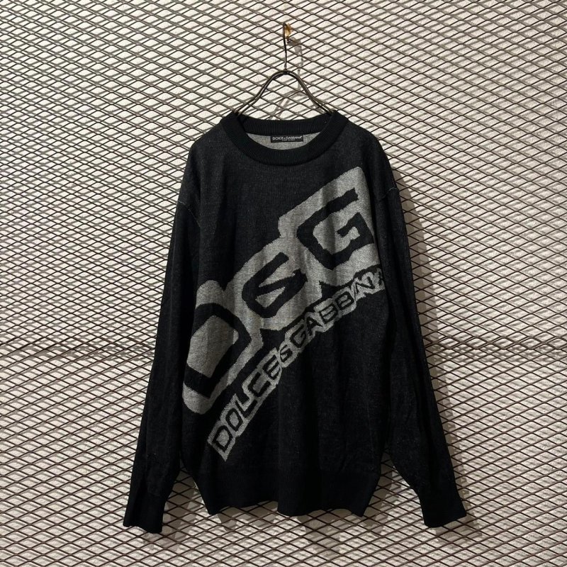 画像1: DOLCE & GABBANA - Big Logo Knit