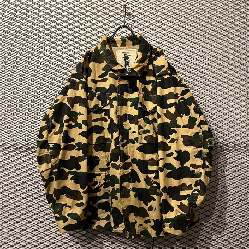 画像1: A BATHING APE - 90's Camouflage Military Jacket