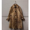 HYSTERIC GLAMOUR - Fake Suede Leopard Staincollar Coat