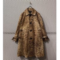 HYSTERIC GLAMOUR - Fake Suede Leopard Staincollar Coat