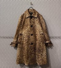 HYSTERIC GLAMOUR - Fake Suede Leopard Staincollar Coat