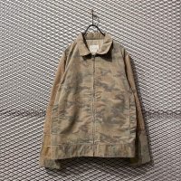 Whiz Limited - Camouflage Corduroy Switching Zip-up Jacket