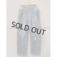 Whiz Limited - Double Knee Damaged＆Repaired Denim Pants